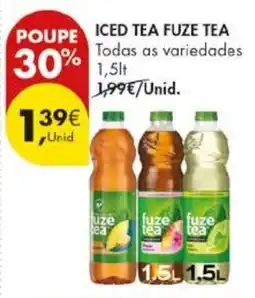 Pingo Doce Iced Tea Fuze Tea promoção