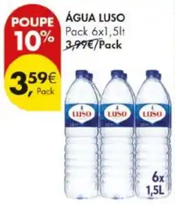 Pingo Doce Água luso promoção