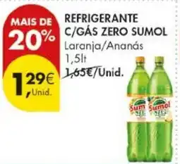 Pingo Doce Refrigerante c/gás zero sumol promoção