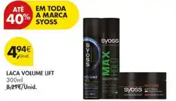 Pingo Doce Laca volume lift syoss promoção