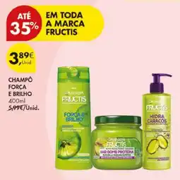 Pingo Doce Garnier Fructis champô força e brilho promoção