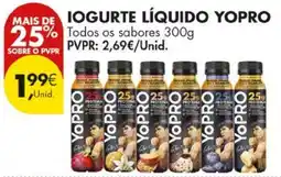 Pingo Doce Iogurte líquido yopro promoção