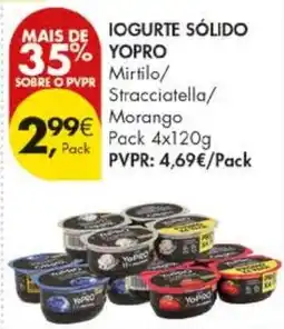 Pingo Doce Iogurte sólido yopro promoção