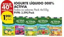 Pingo Doce Iogurte líquido activia promoção