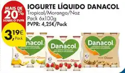 Pingo Doce Iogurte líquido danacol promoção