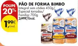 Pingo Doce Pão de forma bimbo promoção