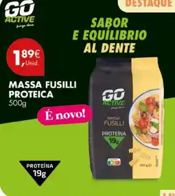 Pingo Doce Massa fusilli proteica promoção