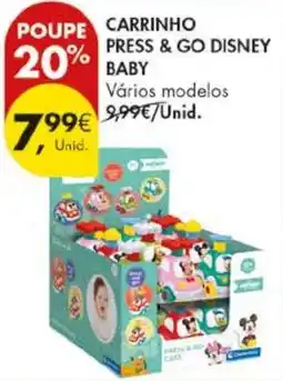 Pingo Doce carrinho press & go disney baby promoção