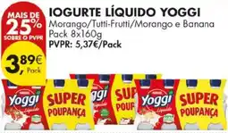 Pingo Doce Iogurte líquido yoggi promoção
