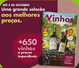 Pingo Doce Vinhos e sabores de Portugal promoção