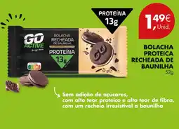 Pingo Doce Go active bolacha proteica recheada de baunilha promoção