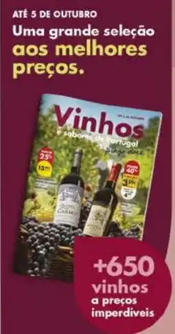 Pingo Doce Vinhos e sabores de Portugal promoção