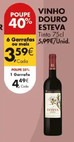 Pingo Doce vinho douro esteva promoção