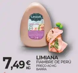 Miranda Supermercados Limiana fiambre de perú promoção