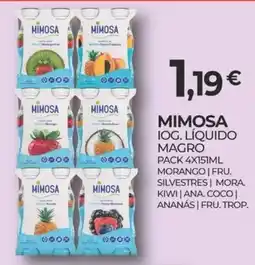 Miranda Supermercados Mimosa iog. líquido magro promoção