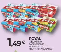 Miranda Supermercados Royal gelatina promoção