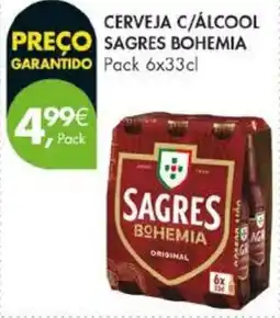 Pingo Doce Cerveja c/álcool sagres bohemia promoção