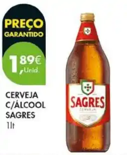 Pingo Doce Cerveja c/álcool sagres promoção