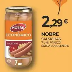 Miranda Supermercados Nobre salsichas promoção