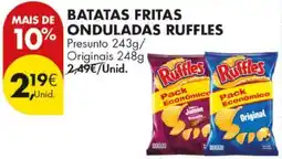 Pingo Doce batatas fritas onduladas ruffles promoção