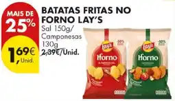 Pingo Doce batatas fritas no forno lay's promoção