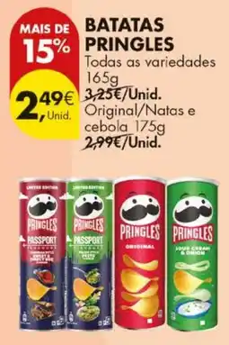 Pingo Doce batatas pringles promoção