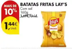 Pingo Doce batatas fritas lay's promoção