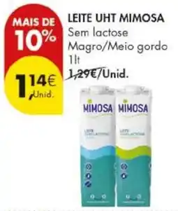 Pingo Doce Leite uht mimosa promoção