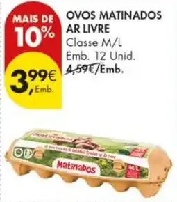 Pingo Doce ovos matinados promoção
