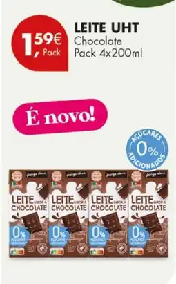 Pingo Doce Leite uht chocolate promoção