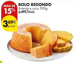 Pingo Doce Bolo redondo promoção
