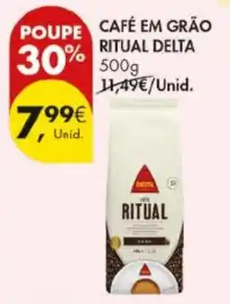 Pingo Doce Café em grão ritual delta promoção
