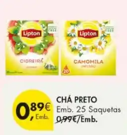 Pingo Doce Chá preto Lipton promoção