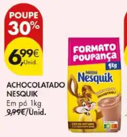 Pingo Doce Achocolatado nesquik promoção