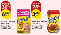 Pingo Doce Achocolatado nesquik promoção