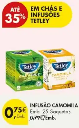 Pingo Doce Infusão camomila tetley promoção