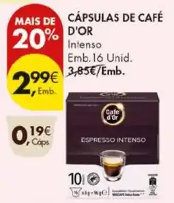 Pingo Doce Cápsulas de café d'or promoção