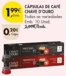 Pingo Doce Cápsulas de café chave d'ouro promoção