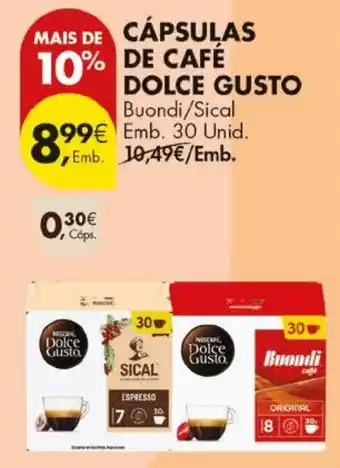 Pingo Doce cápsulas de café dolce gusto promoção