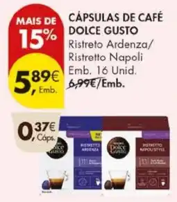 Pingo Doce cápsulas de café dolce gusto promoção