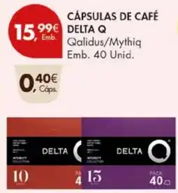 Pingo Doce Cápsulas de café delta q promoção