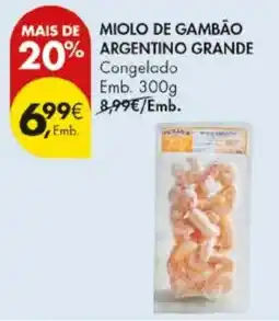Pingo Doce miolo de gambão argentino grande promoção