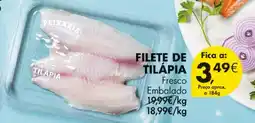 Pingo Doce Filete de tilápia promoção