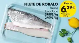Pingo Doce filete de robalo promoção