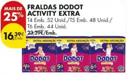Pingo Doce Fraldas dodot activity extra promoção