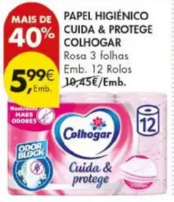 Pingo Doce Papel higiênico cuida & protege colhogar promoção