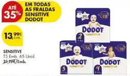 Pingo Doce Fraldas sensitive dodot promoção