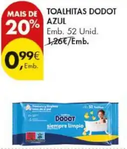Pingo Doce toalhitas dodot azul promoção