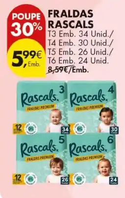 Pingo Doce Fraldas rascals promoção