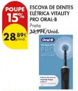 Pingo Doce Escova de dentes elétrica vitality pro oral-b promoção